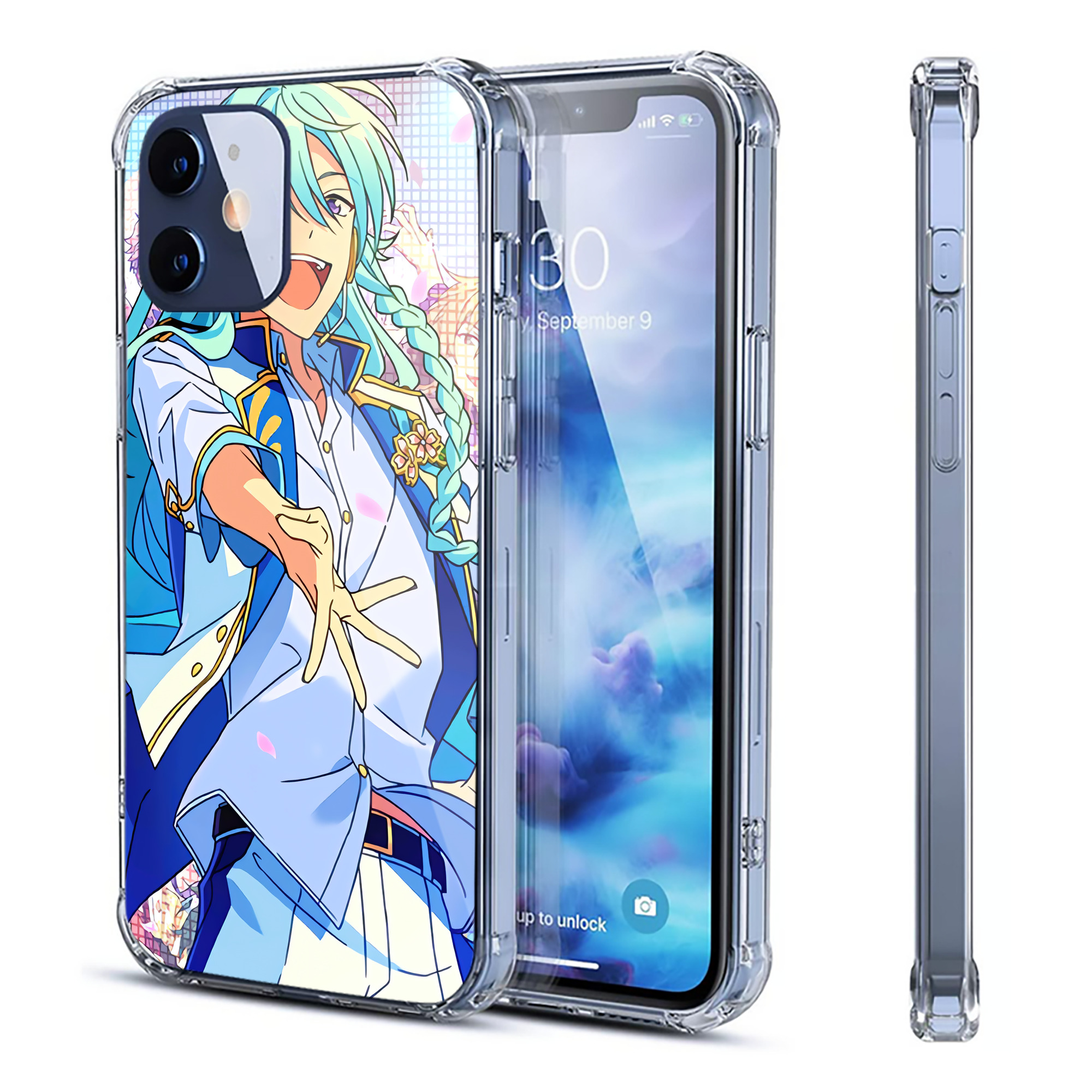 （画像用） あんさんぶるスターズ! Ensemble Stars 【iPhone 12シリーズ対応】透明スマホケース（クリアソフトケース）